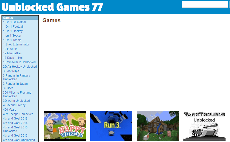 BEST UNBLOCKED GAME WEBSITE FOR SCHOOL(February 2023) 