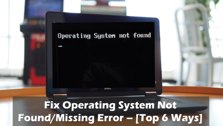 Operating system not found на ноутбуке что делать