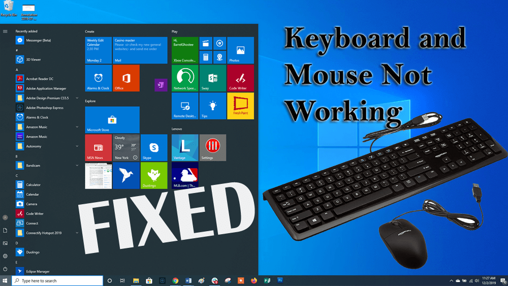 mouse not working after windows 10 update