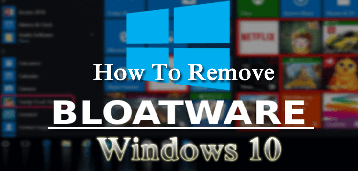 windows 10 bloatware removal powershell