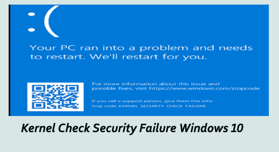 KERNEL_SECURITY_CHECK_FAILURE Archives - Fix PC Errors