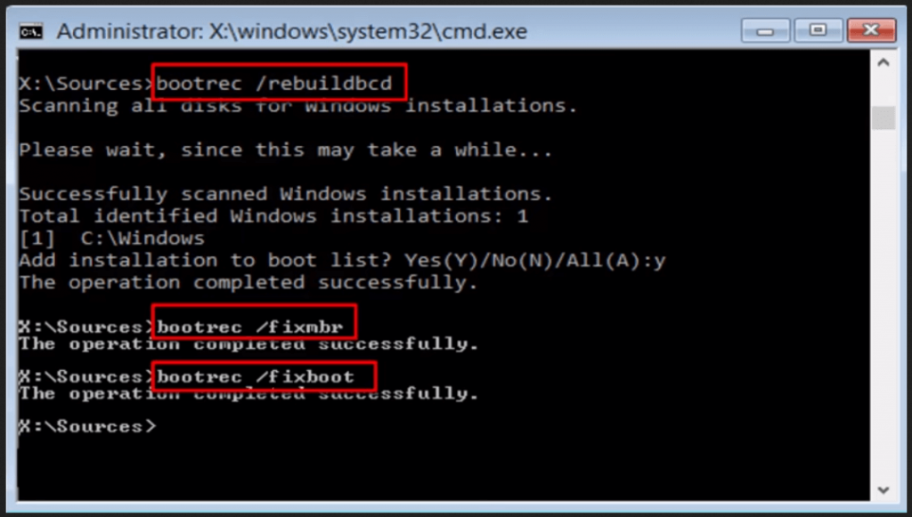 How to Fix Bootrec /Fixboot Access Is Denied Windows 10 Error?
