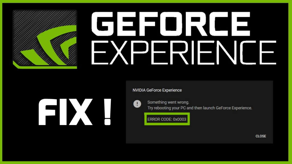 geforce experience something went wrong 2018