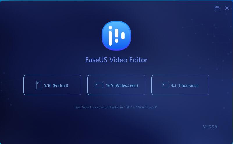 EaseUS Video Editor software