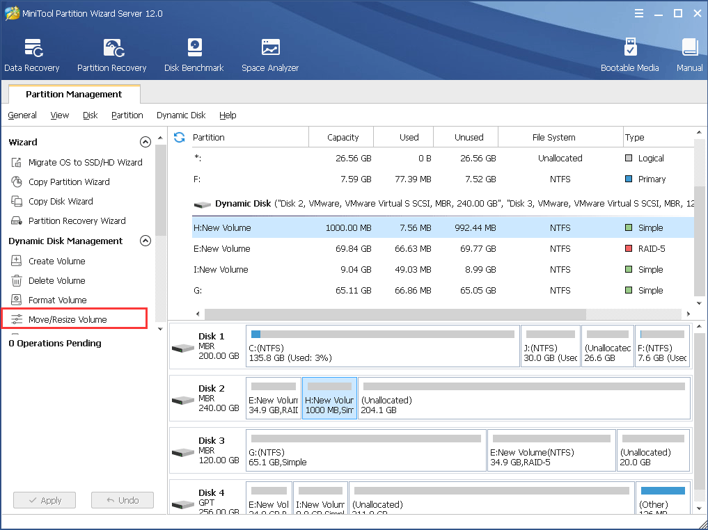 MiniTool Partition Wizard Server Edition