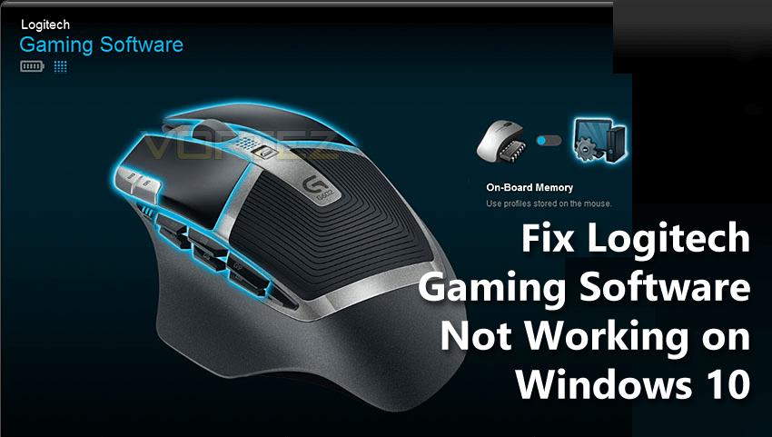 logitech gaming software no devices detected g910