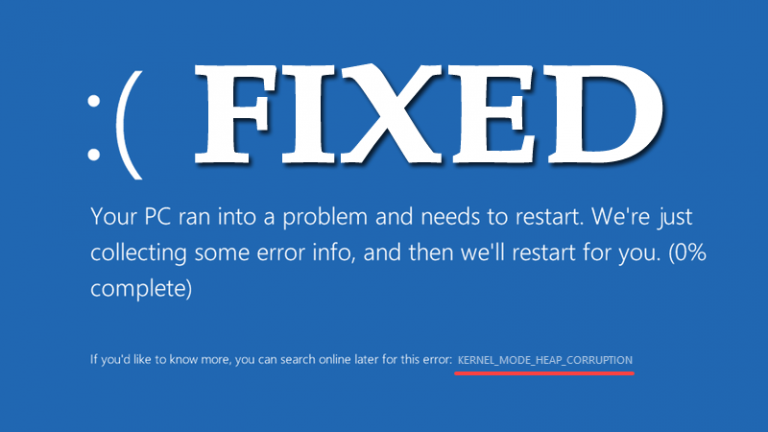 Fix Bsod Kernel Mode Heap Corruption Error On Windows 10 Full Guide Hot Sex Picture