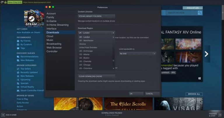 how to make steam workshop stop downloading updates