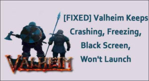 [FIXED] Valheim Keeps Crashing, Freezing, Black Screen, Won't Launch