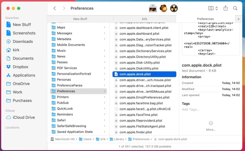 Preferences folder