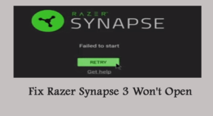 razer synapse wont open