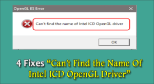 Cant find the name of intel icd opengl driver osu что делать