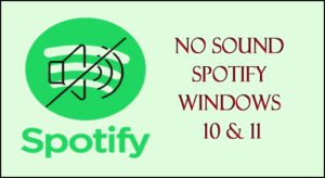 12+ Fixes for No Sound Spotify Windows 10 & 11