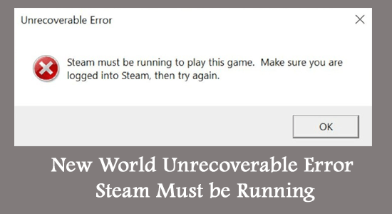 Steam Must be Running to Play This Game Error Fixed 100% Working